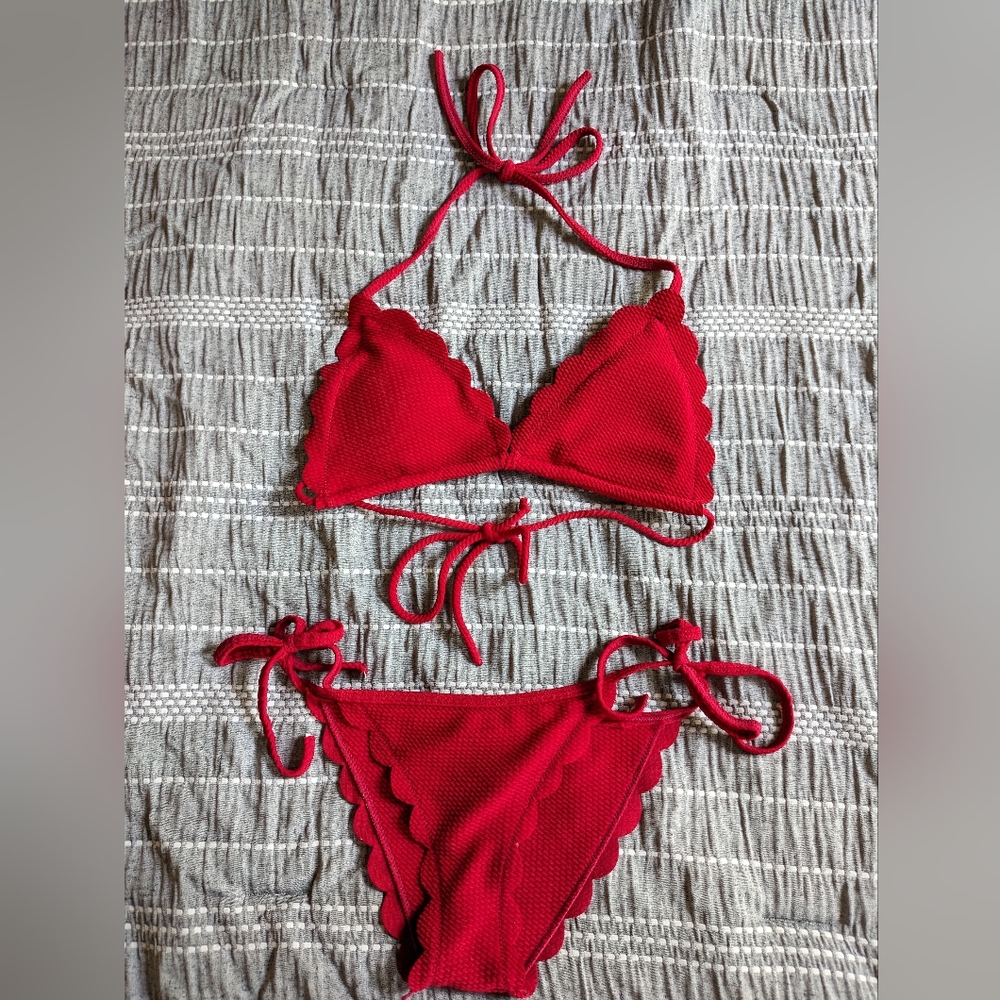 SHEIN red bikini, Small